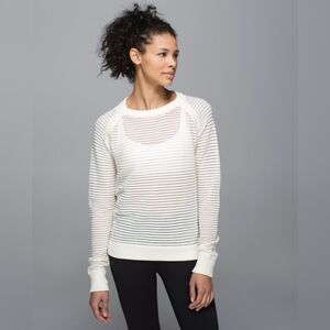 Lululemon Devi Crew Pointelle in White